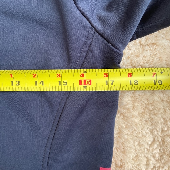 Bench Full Zip Hoodie Womens Size M / US 8 Purple Thumbhole Pockets Printed Logo - Picture 11 of 13